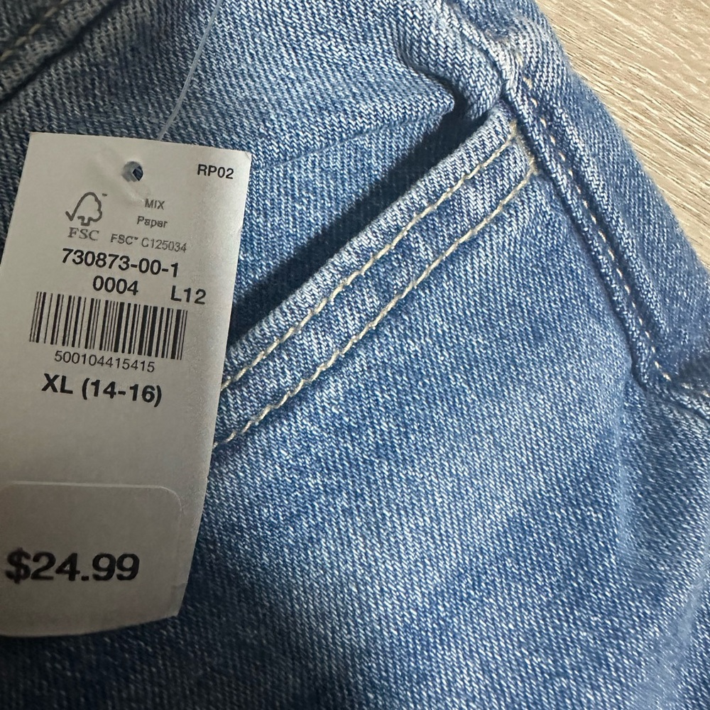 Old Navy Kids Blue Jeans Girls 14-16 Bootcut New - Picture 4 of 6